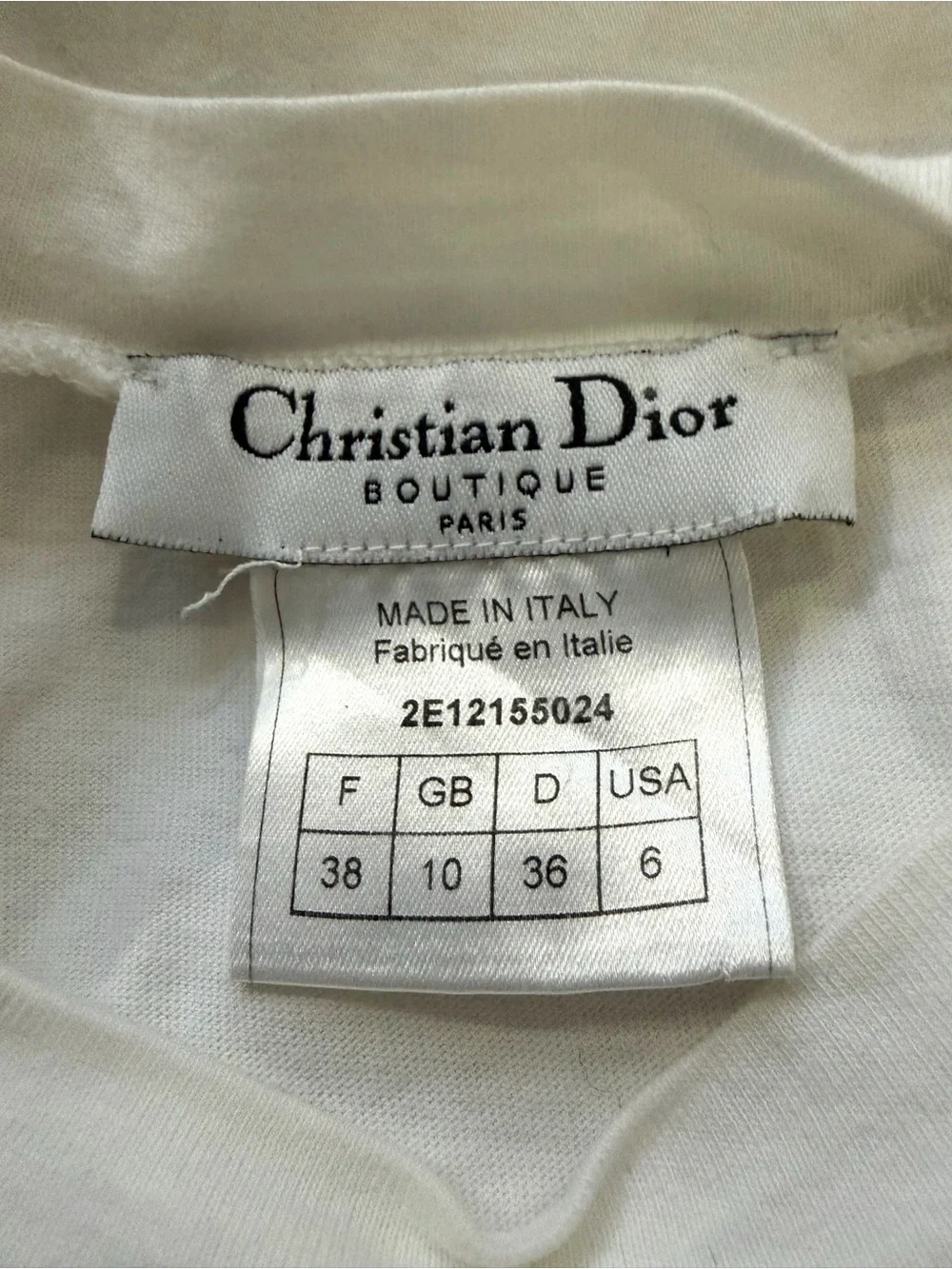 DIOR VTG Galliano ‘02 Corset Tee, white w/pink velvet ribbons&lace, M, EUC🎀 - Picture 14 of 15